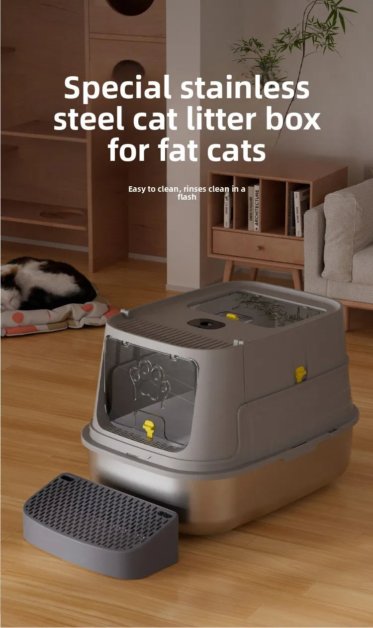 Covered Cat Litter Box