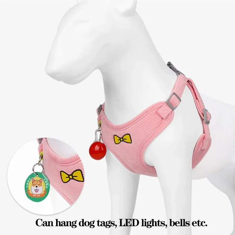 Gilet Harnais Tactique pour Chien - Harnais Anti-Traction pour Chiens Petits à Grands