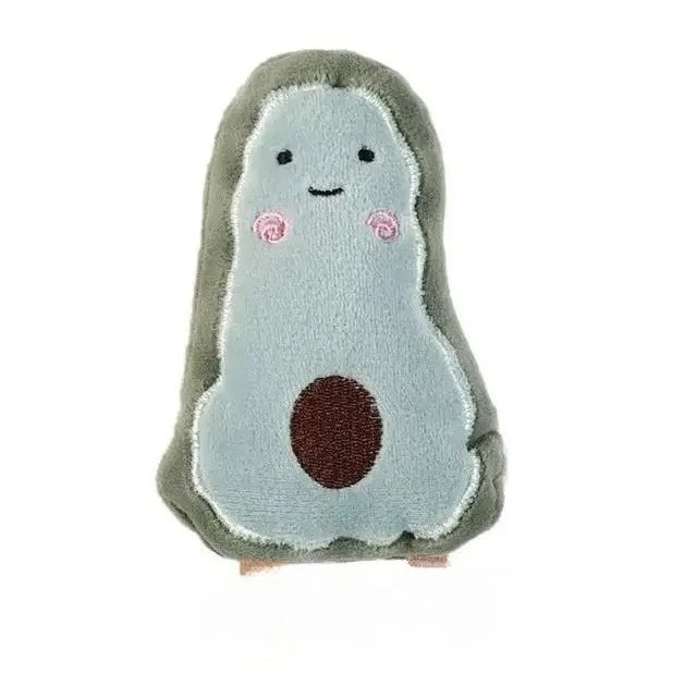 Fruit Shaped Plush Cat Kicker Toy with Catnip