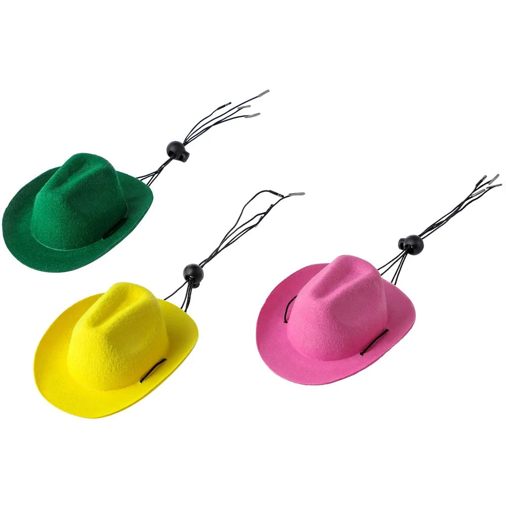 Western Cowboy Pet Hat for Cats & Small Dogs