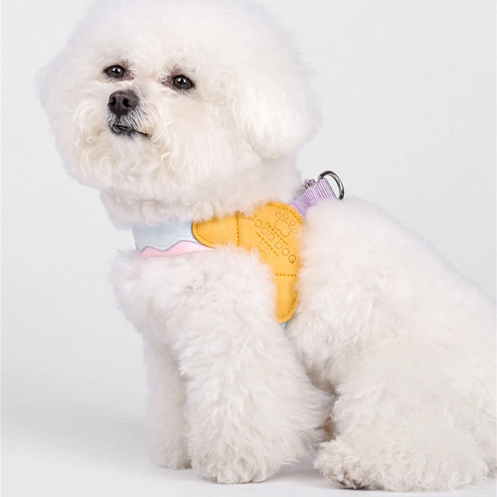 Type Y Dog Harness Breathable Adjusted Pet Chest Straps for Small Dogs French Bulldog Schnauzer Puppy Outdoor Walking Supplies