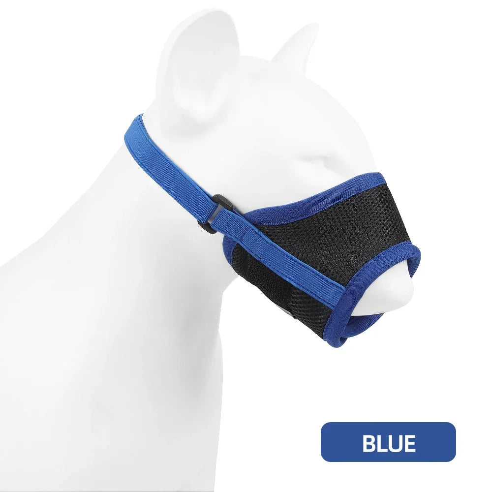 Adjustable Breathable Mesh Dog Muzzle