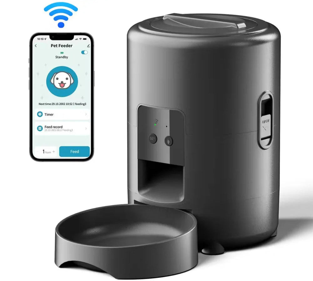 Distributeur Automatique Intelligent pour Animaux de Compagnie avec Contrôle par Application - Conception Compacte de 2 L