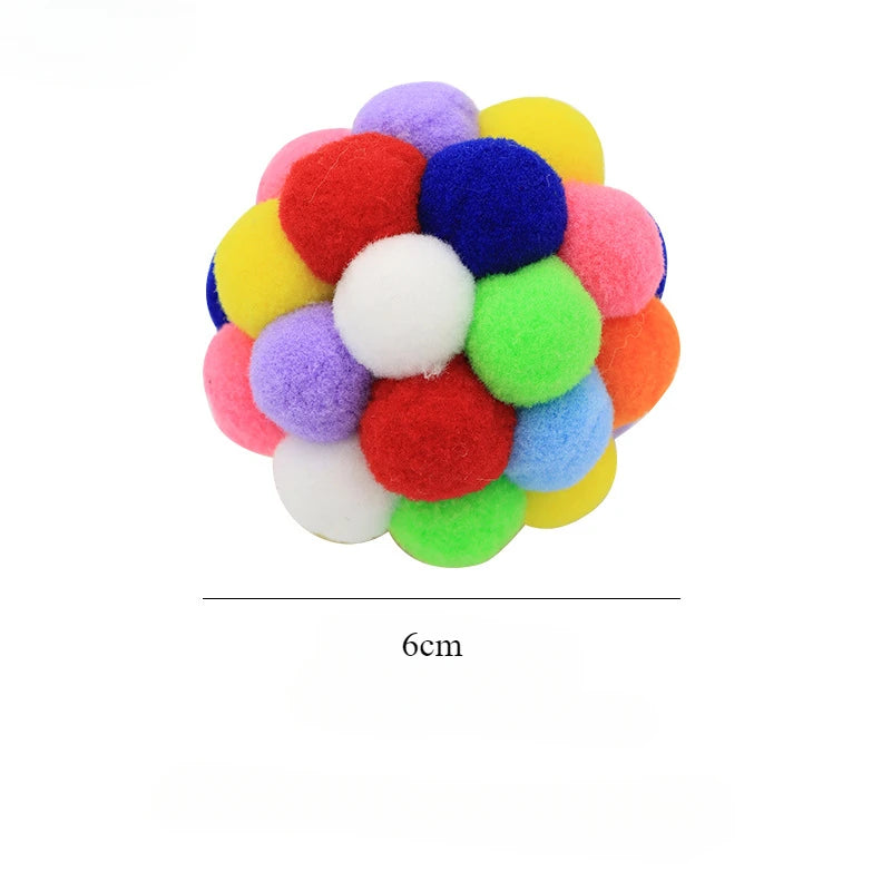 Plush Bell Ball Toy for Cats
