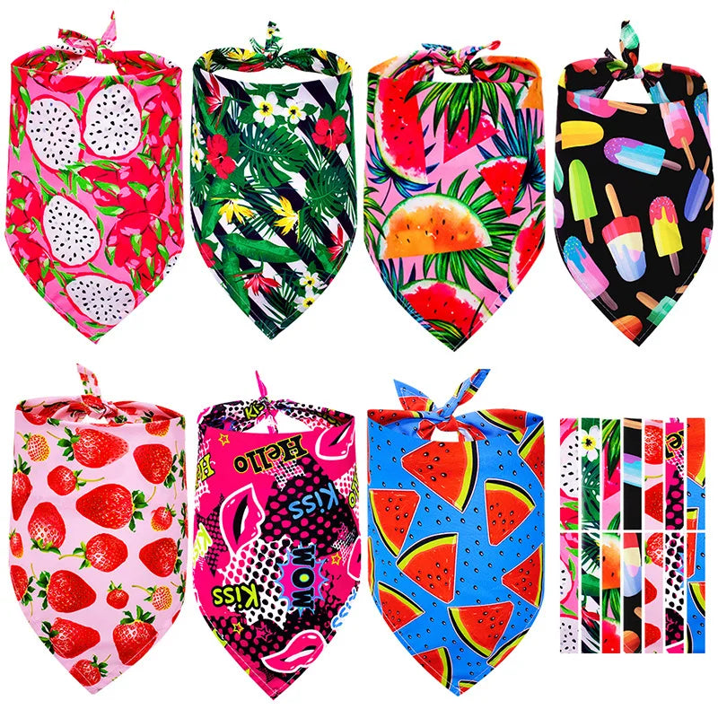 Printed Bandana Scarf for Dogs