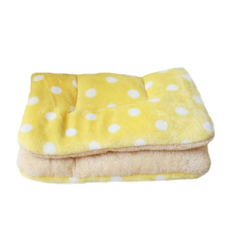 Thickened Fleece Pet Bed Mat – Washable Warm Blanket for Dogs & Cats