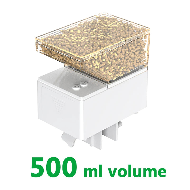 Distributeur automatique de nourriture pour poissons – Distributeur quantitatif pour poissons rouges et aquariums intérieurs