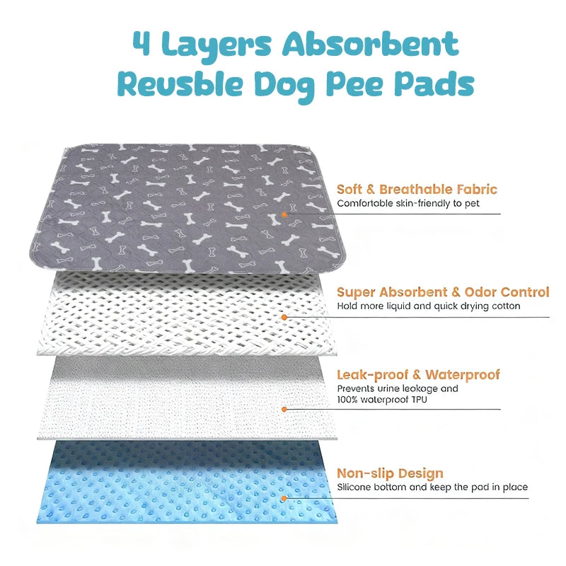 Washable Puppy Training Pad with Pheromones