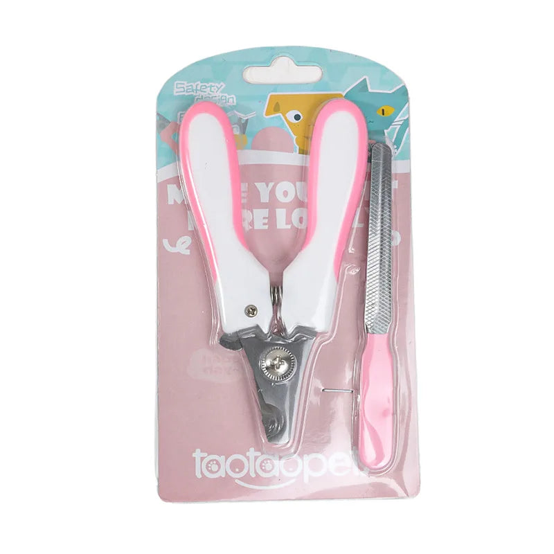 Pet Nail Clippers - Stainless Steel Grooming Tool for Dogs and Cats