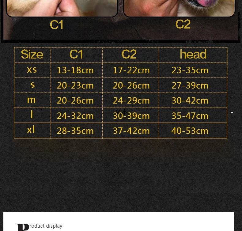 Adjustable Breathable Leather Dog Muzzle