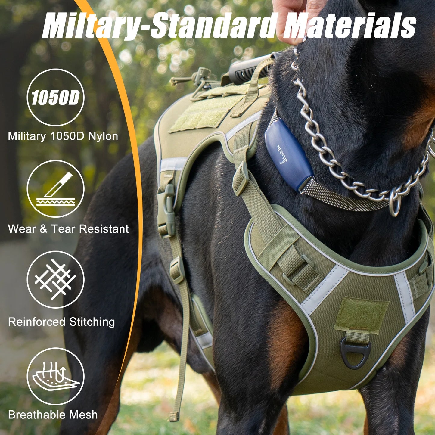 Tactical Dog Harness for Large Dogs
