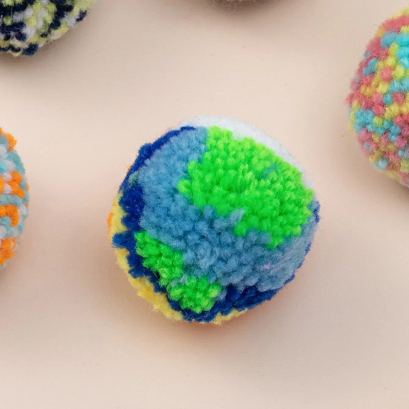 Cartoon Yarn Ball Cat Toy