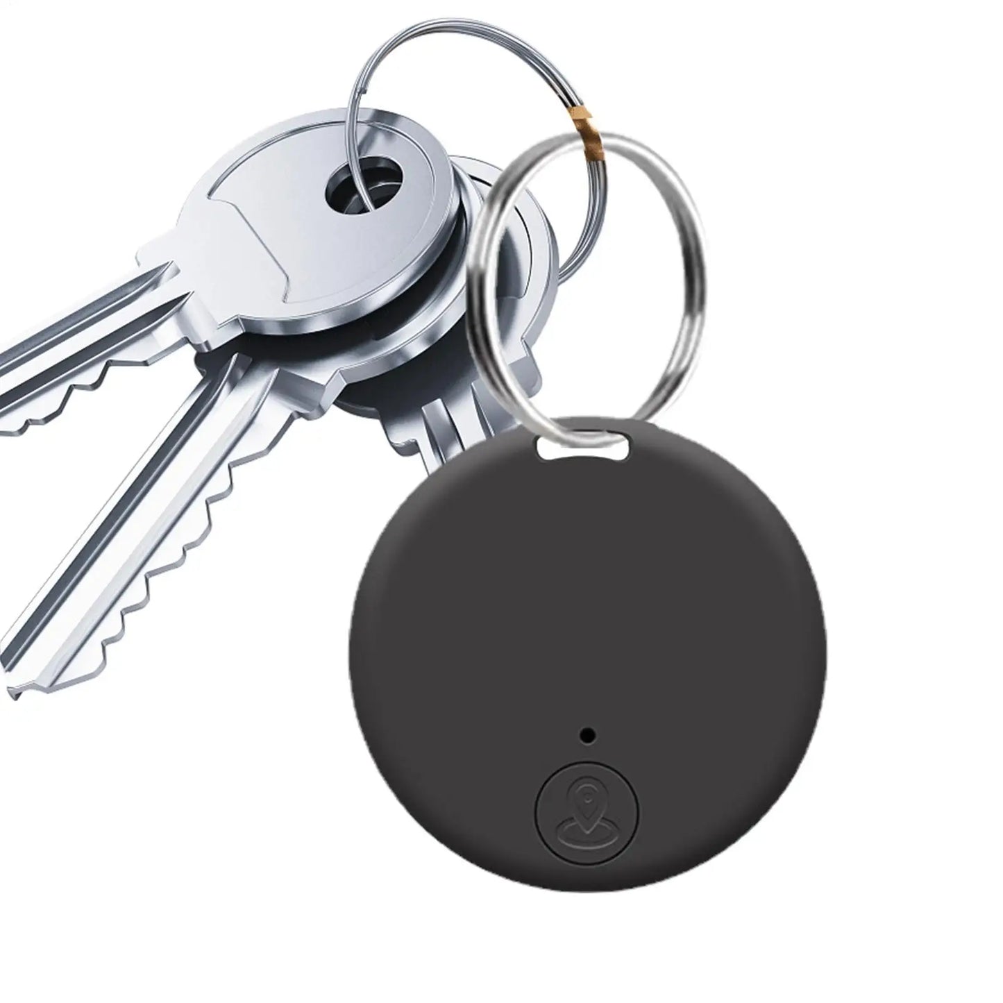 Round Bluetooth Anti-Lost Tracker Tag for Pets, Keys & Bags
