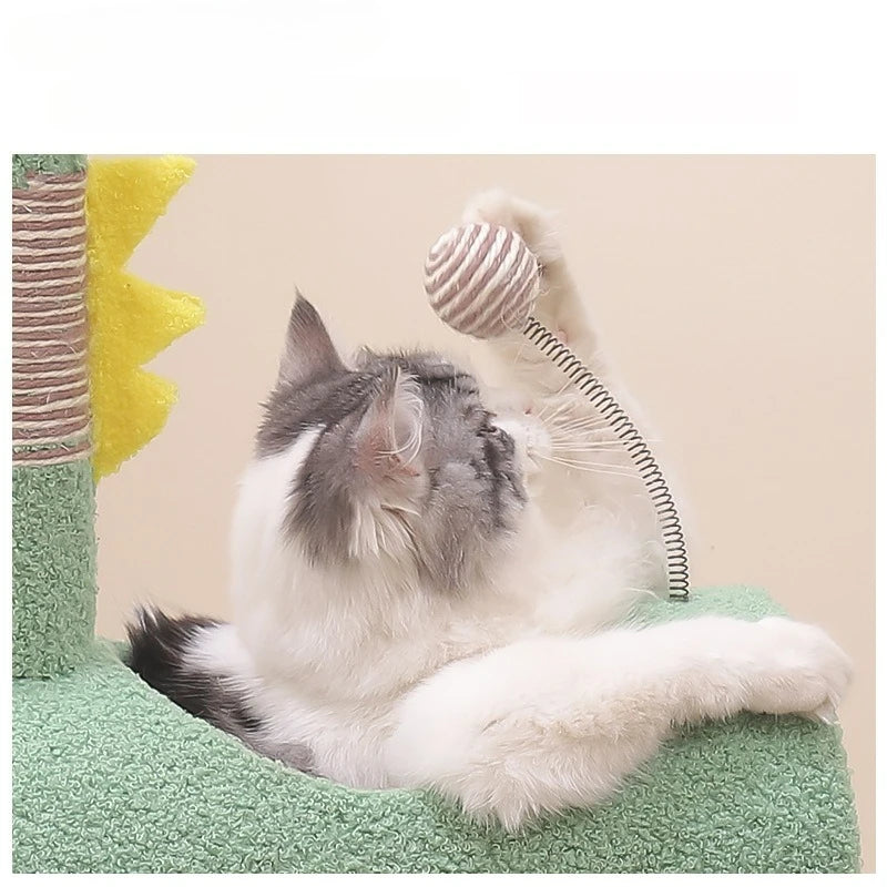 Cat Climbing Frame with Integrated Nest