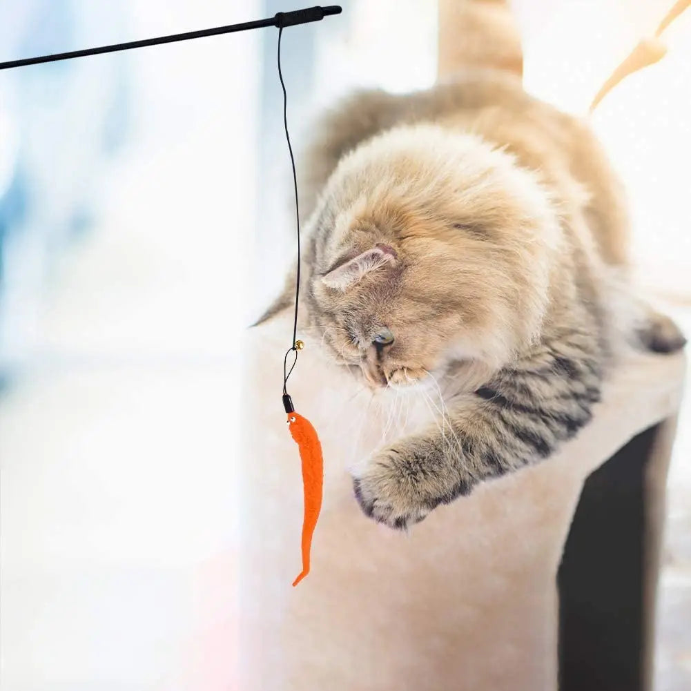 Lot de recharges pour canne à pêche pour chat
