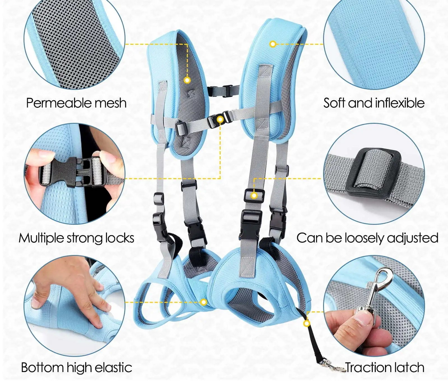 Breathable Pet Carrier Backpack - Adjustable Design for Small to Medium Dogs