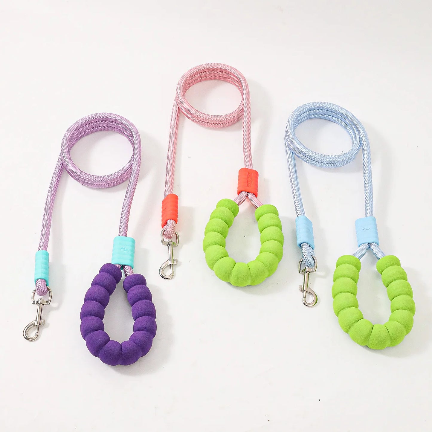 Ensemble harnais et laisse réglables pour chien - Corde en nylon durable