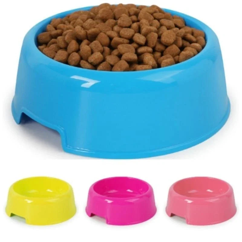 Plastic Food & Water Bowl for Dogs & Cats