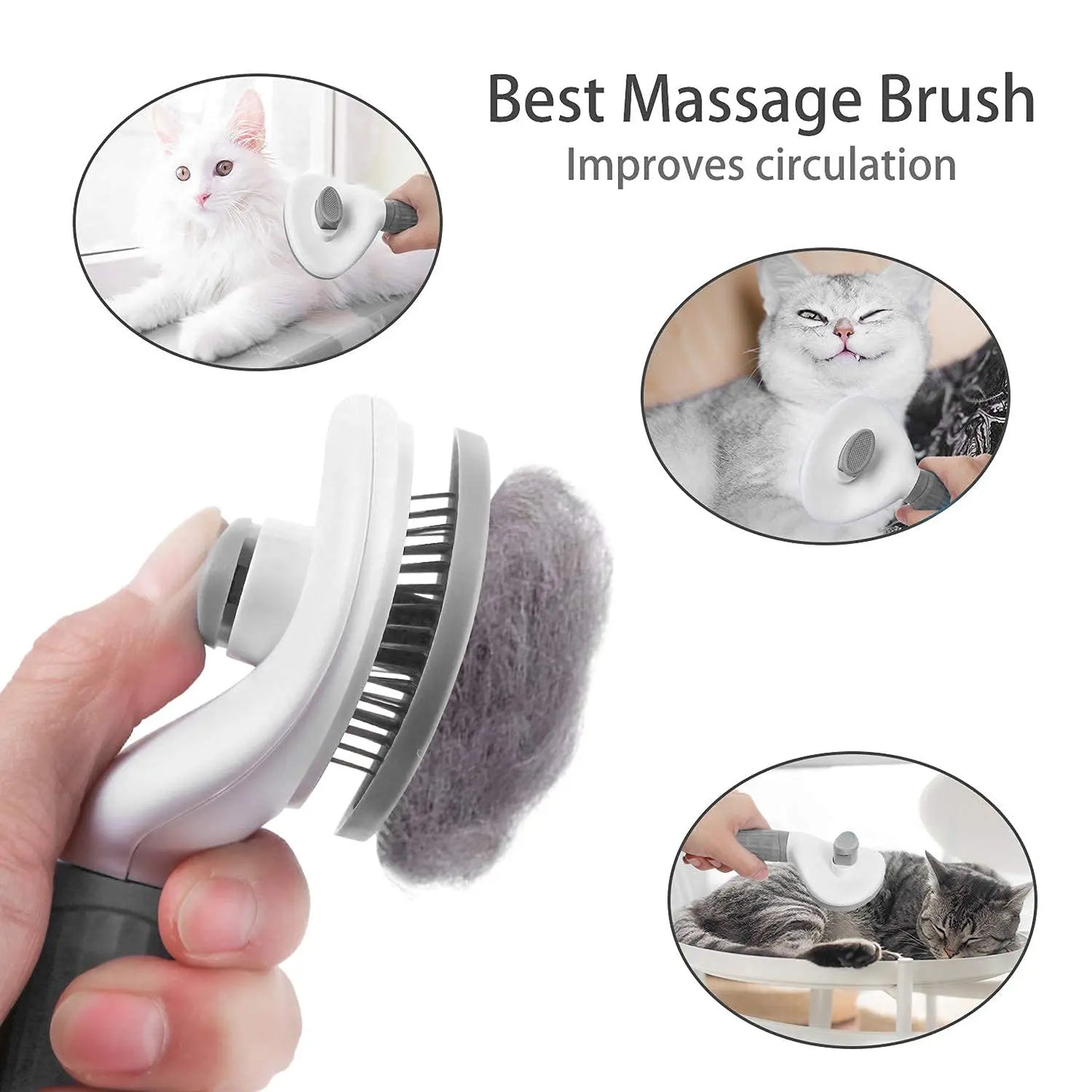 Stainless Steel Pet Grooming Brush