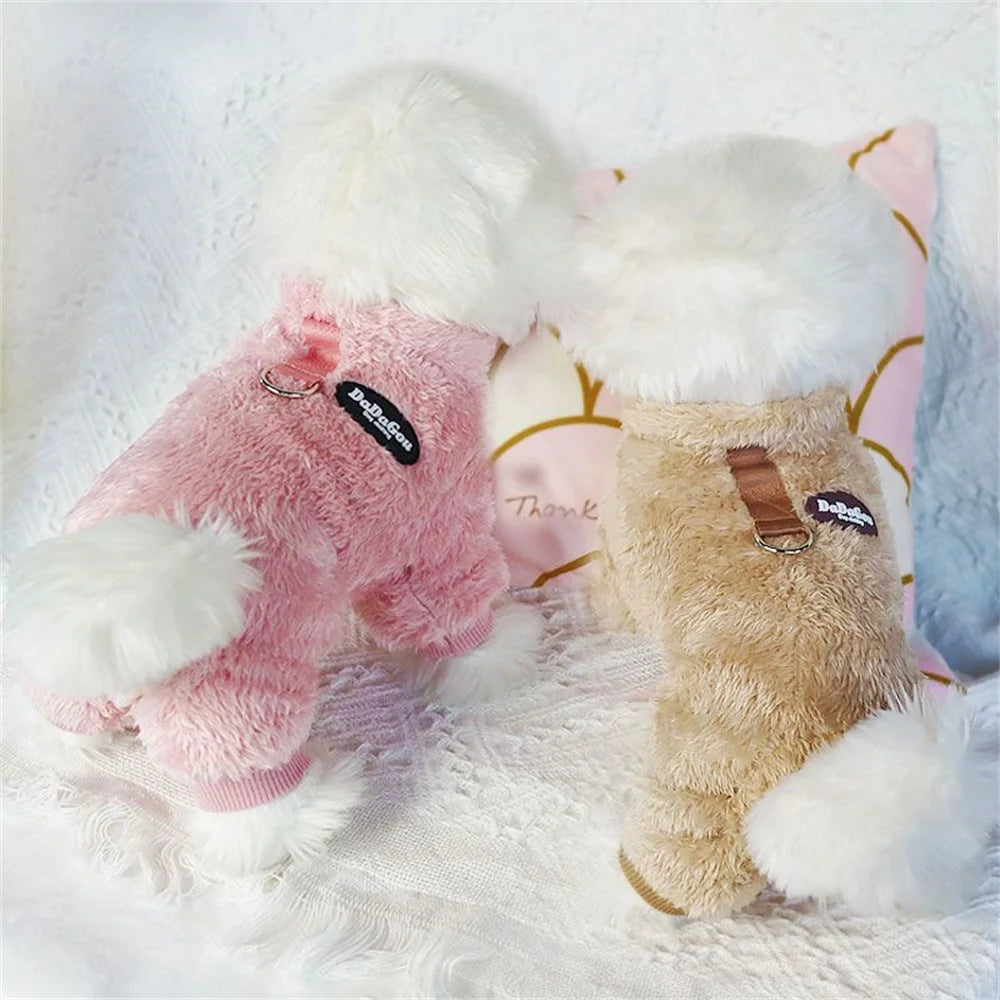 Warm Fleece Jacket & Jumpsuit for Cats and Small Dogs