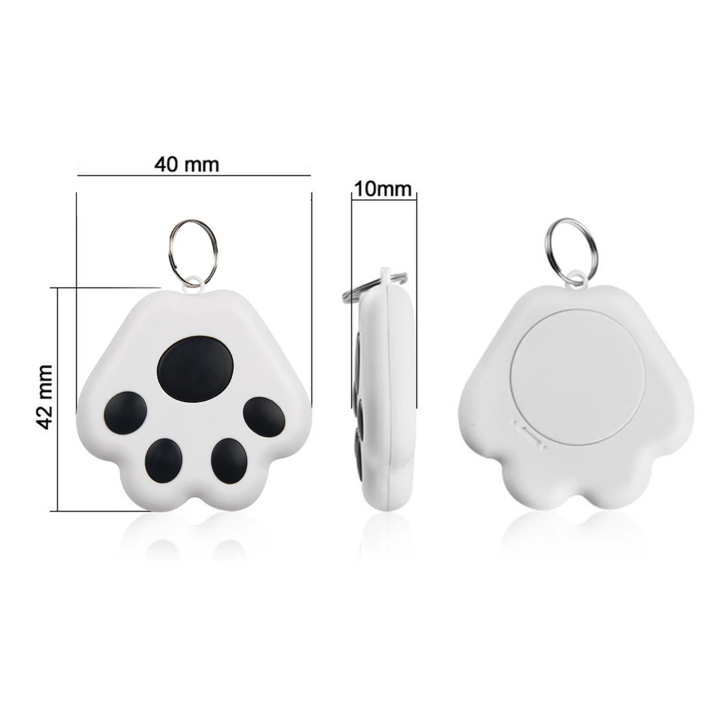 Dog Paw Bluetooth Tracker — Anti-Lost Tag for Pets, Keys & Bags