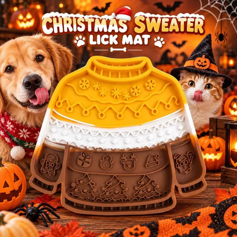Christmas Silicone Lick Mat for Dogs & Cats