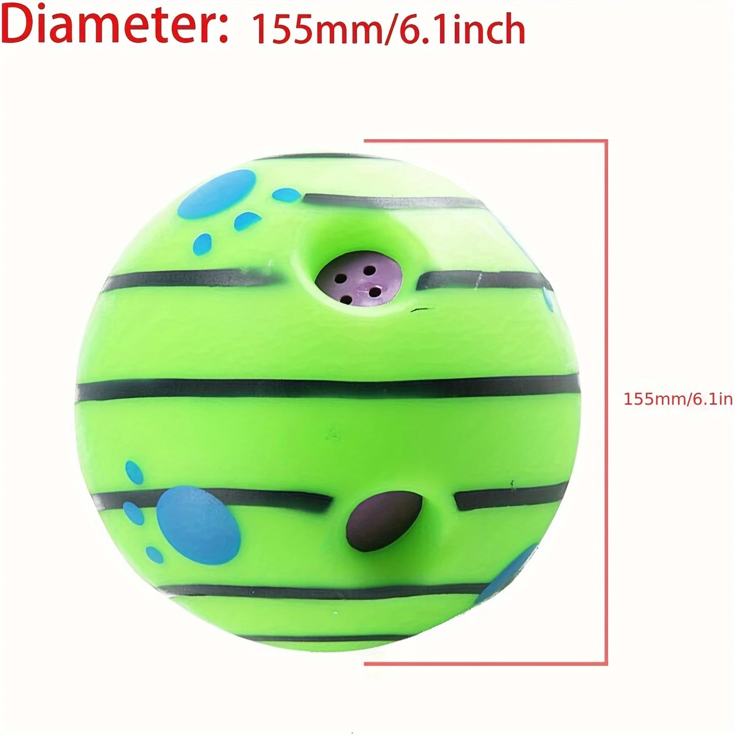 Balle de jeu interactive pour chien – Balle couinante pour la stimulation mentale et le jeu