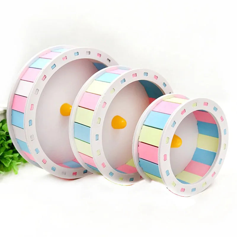 Silent Hamster Exercise Wheel - Smooth Running Toy for Small Pets