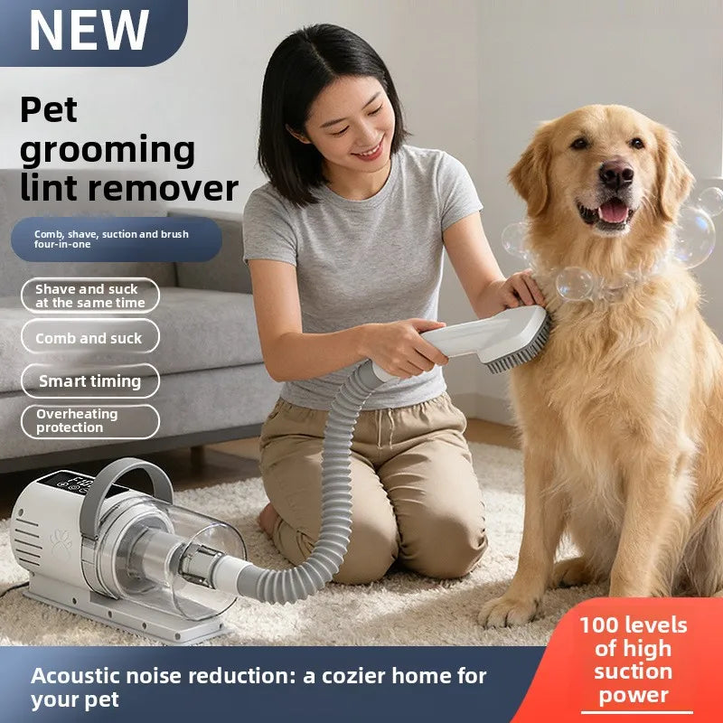 Dog Grooming Vacuum Kit | 2.3L Dust Cup | 99% Hair Capture | 5+ Speeds