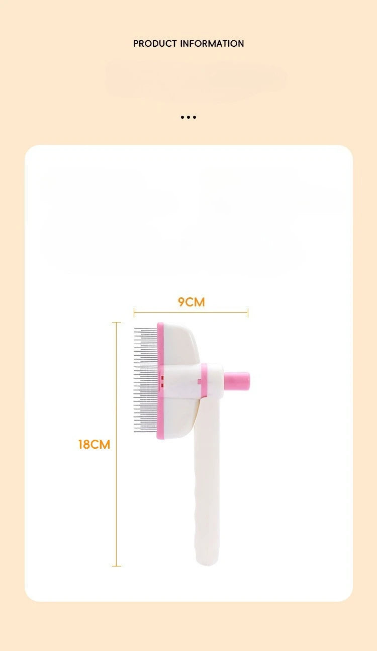 Rotating Dense Toothed Cat Comb for Hair Removal