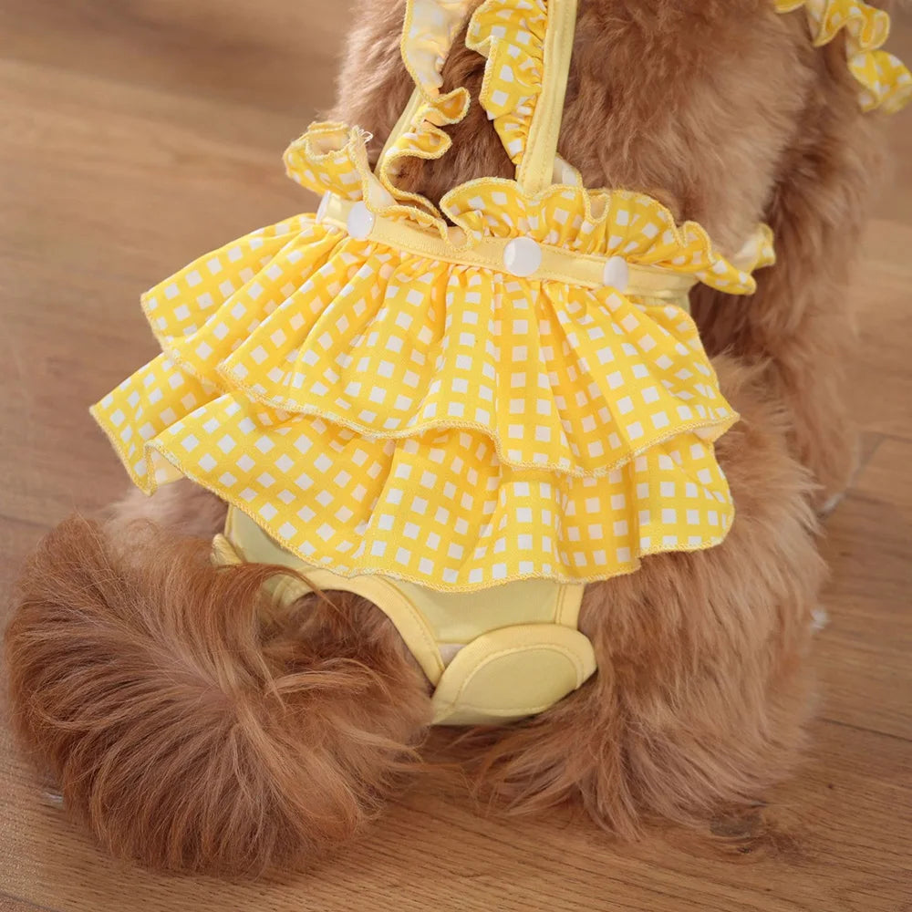 Female Dog Physiological Pants with Cute Print