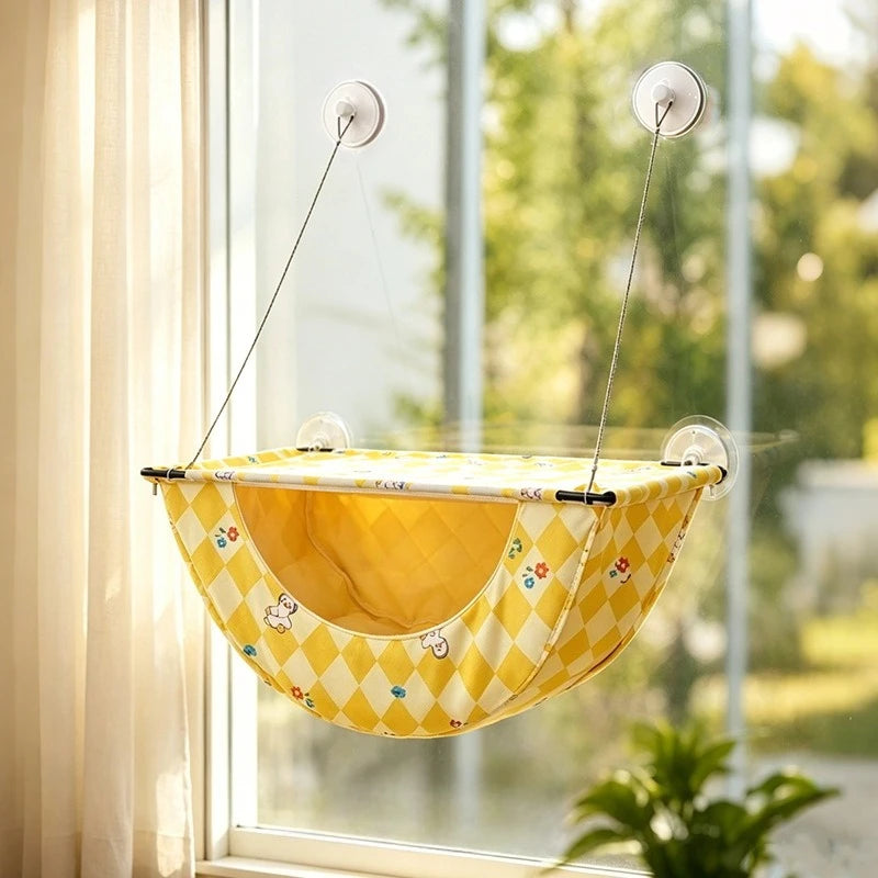 Suction-Cup Cat Window Hammock