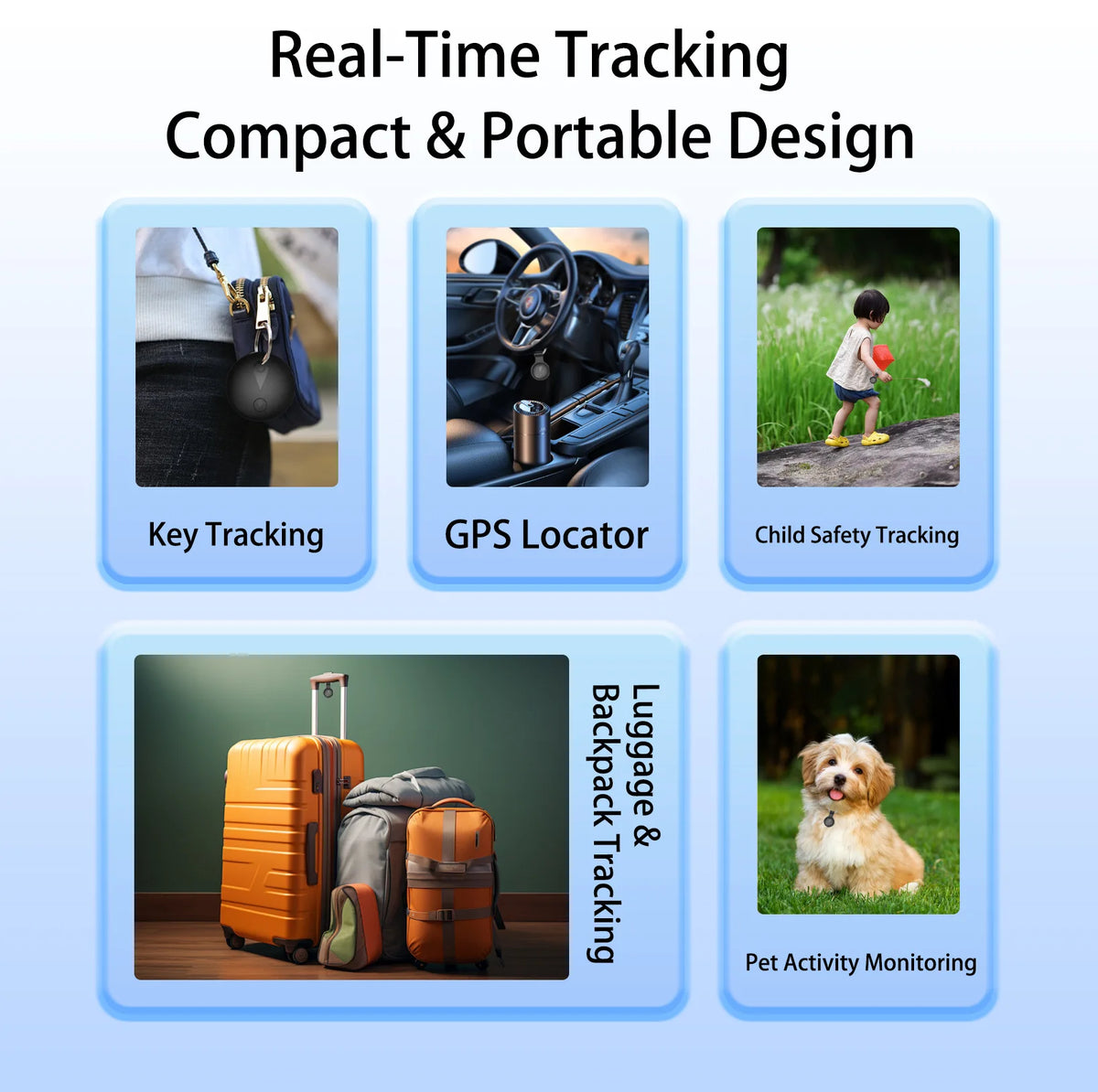 Pet Locator Tag with Optional Collar