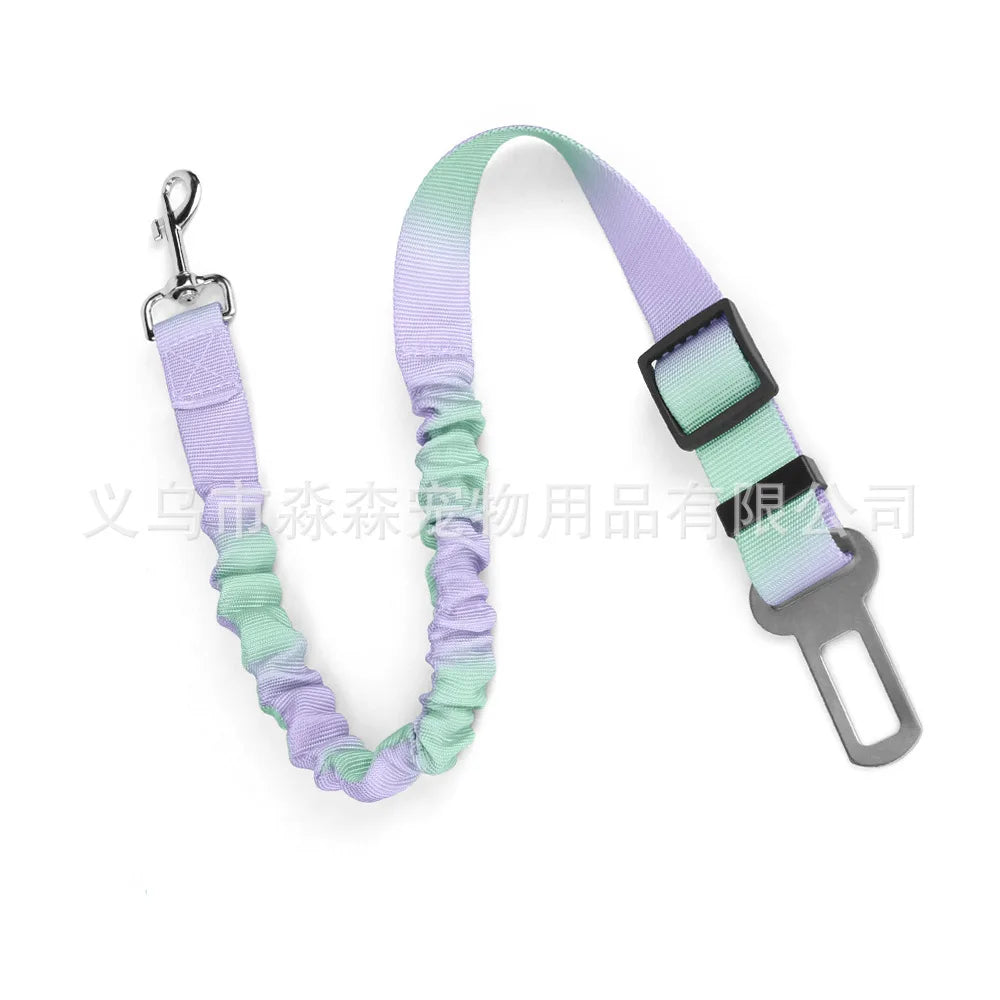 Harnais de ceinture de sécurité réglable pour chien