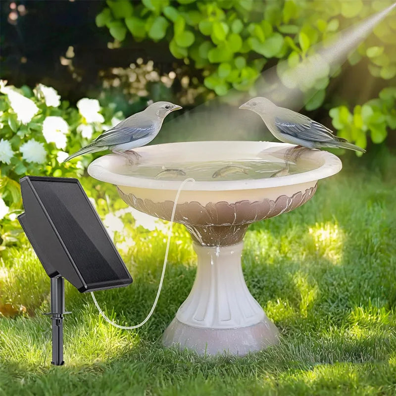 Solar-Powered Portable Aquarium Air Pump — Indoor & Outdoor Fish Oxygen Pump