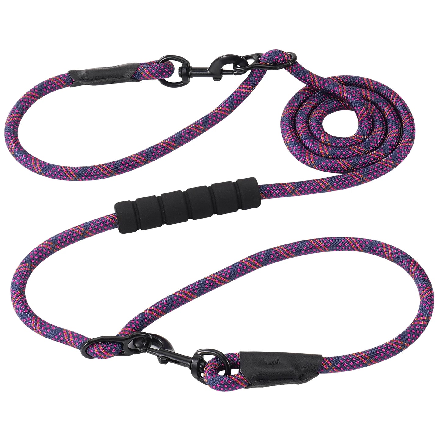 Heavy Duty Multi-Function Dog Lead with Padded Handle – 7.5ft Hands-Free