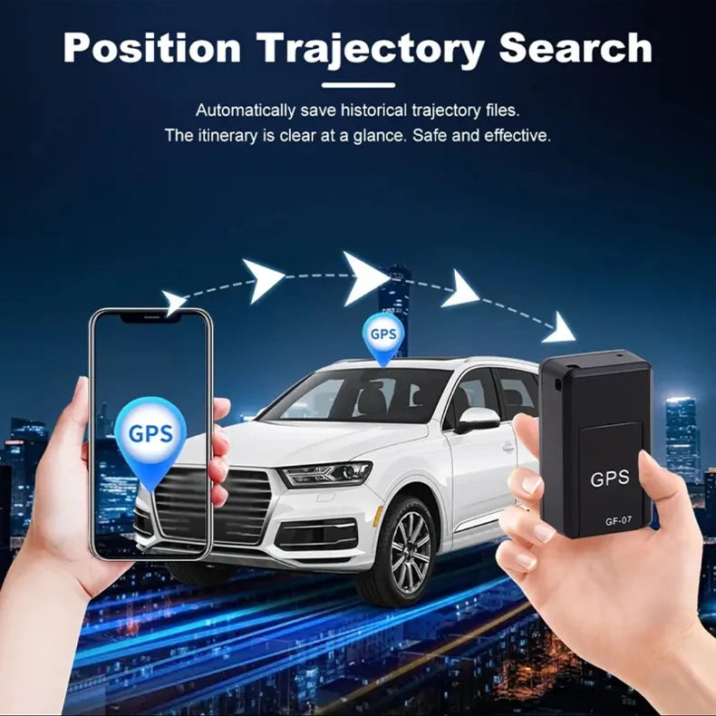 GF07 Mini Magnetic GPS Tracker for Cars, Bikes & Bicycles
