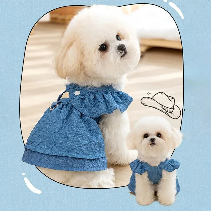 Robe d'été pour chien - Vêtements légers pour animaux de compagnie