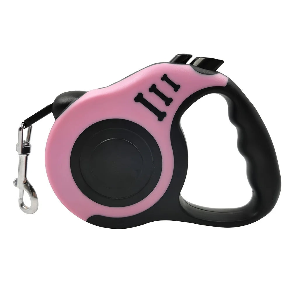 Laisse Rétractable pour Chien - Laisse Automatique en Nylon pour Chiens de Petite et Moyenne Taille