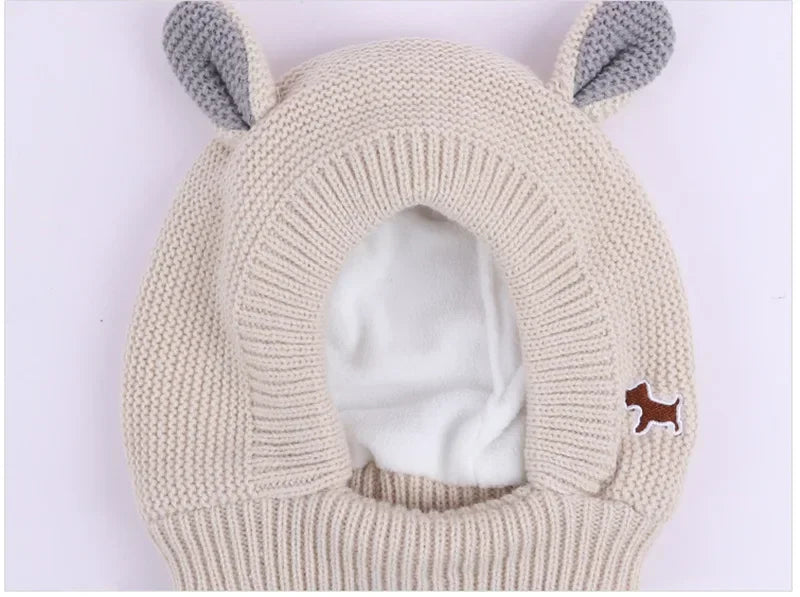 Knitted Winter Hat for Medium & Large Dogs