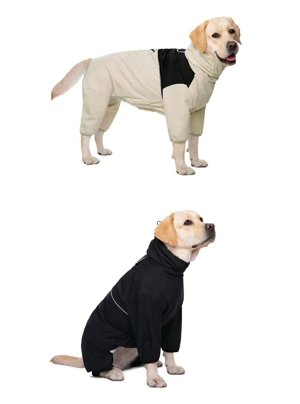Waterproof Reflective Dog Raincoat Jumpsuit