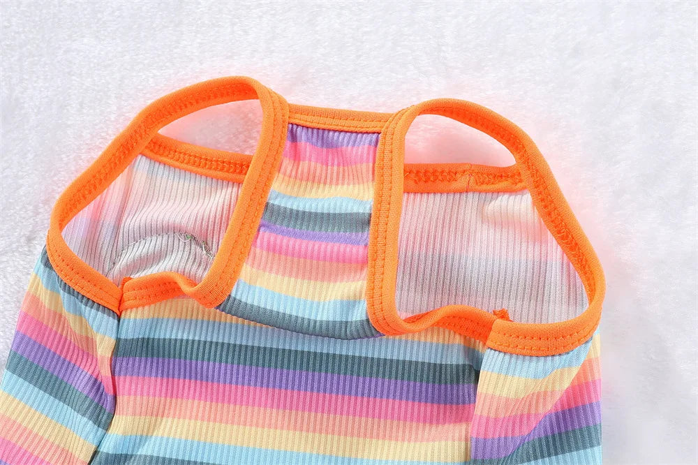Striped Cooling Vest & Summer Shirt for Small & Medium Dogs & Cats