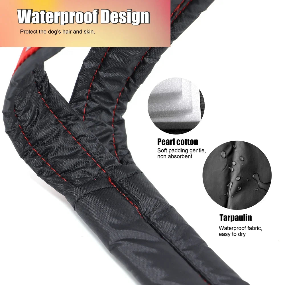 Reflective Padded Dog Sledding Harness for Medium & Large Dogs