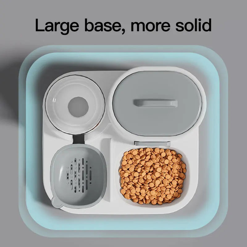 Gravity Cat Feeder & Water Dispenser