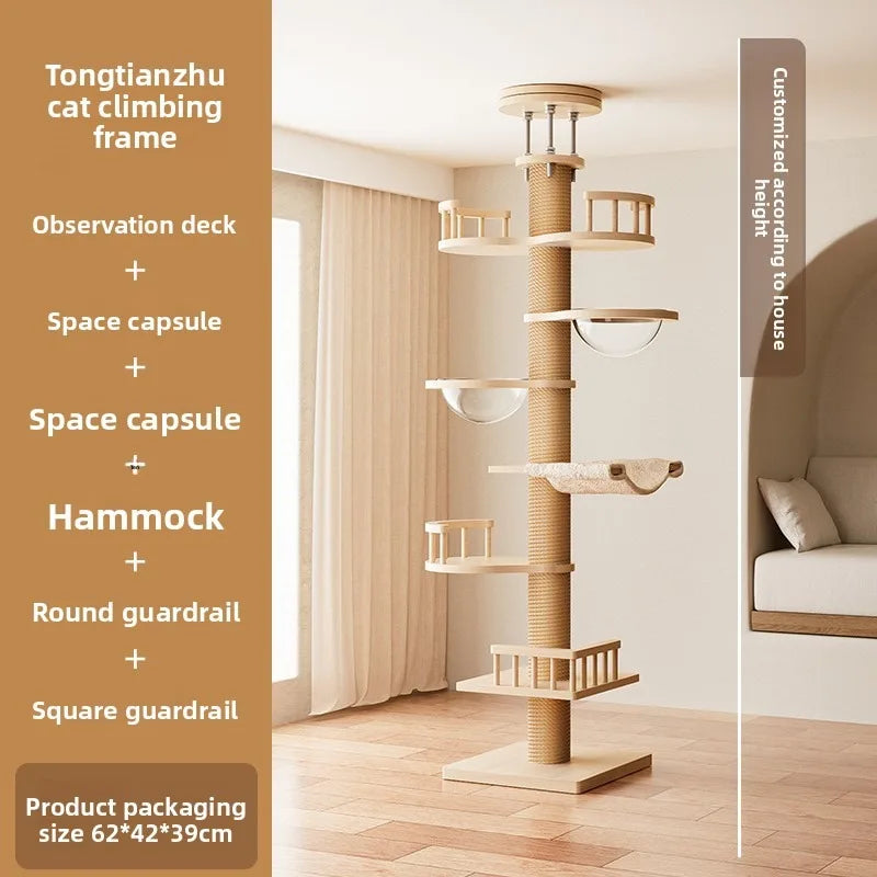 Cat Tree with Bed & Scratching Post