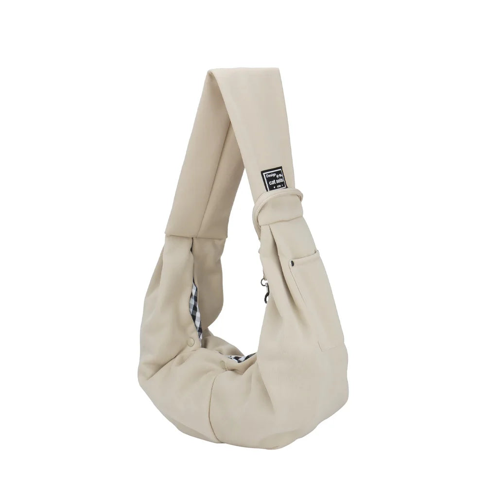 Portable Pet Shoulder Carrier Bag with Phone Pocket