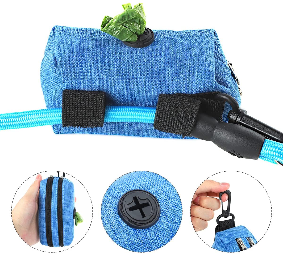 Dog Poop Bag Dispenser - Waste Bag Carrier for Dog Walking