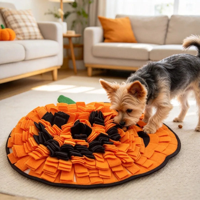 Pumpkin Snuffle Mat for Dogs