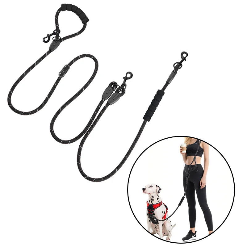 Heavy Duty Rope Dog Lead with Padded Handle – 7.8ft