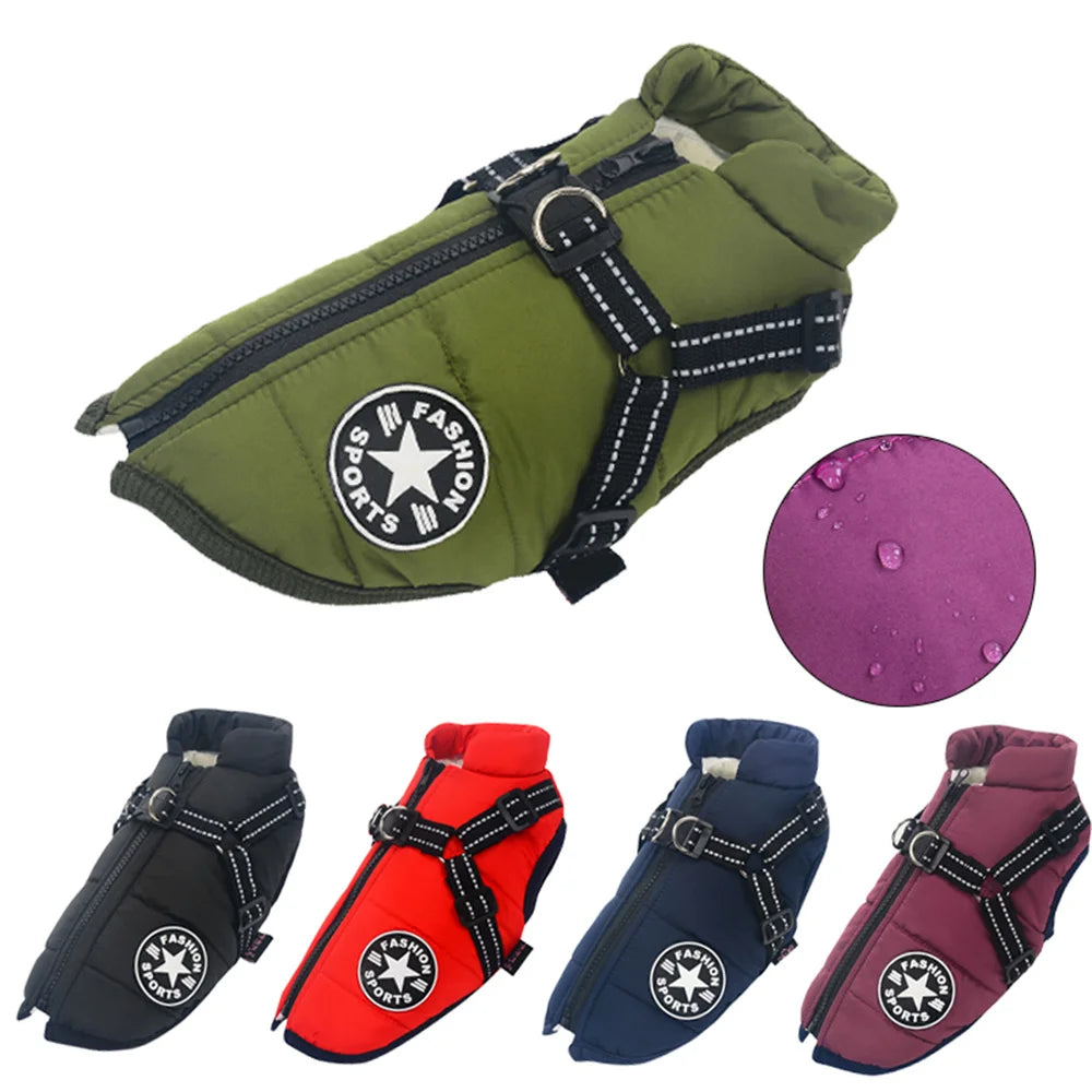 Waterproof Reflective Winter Dog Jacket